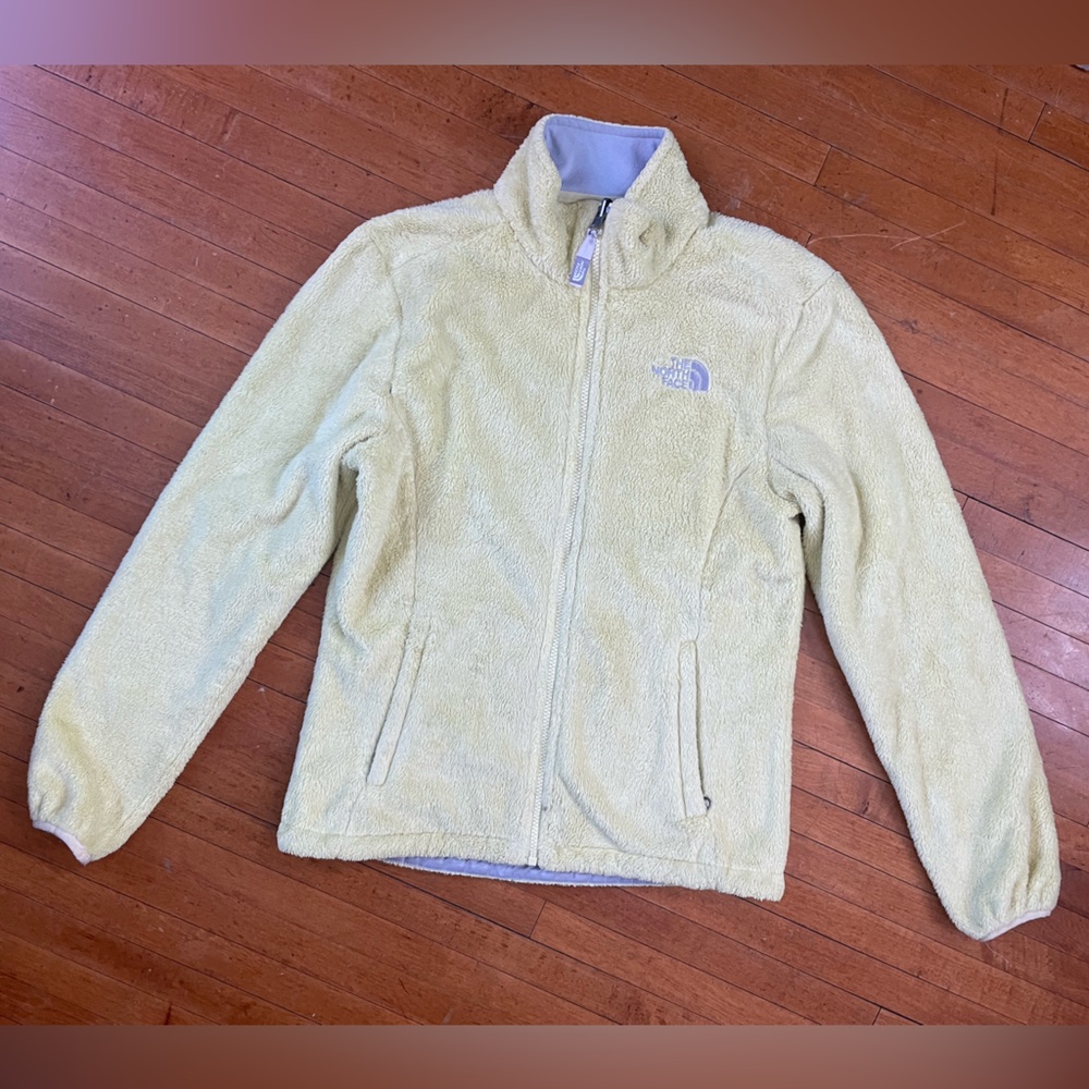 The North Face Light Yellow Fleece Jacket